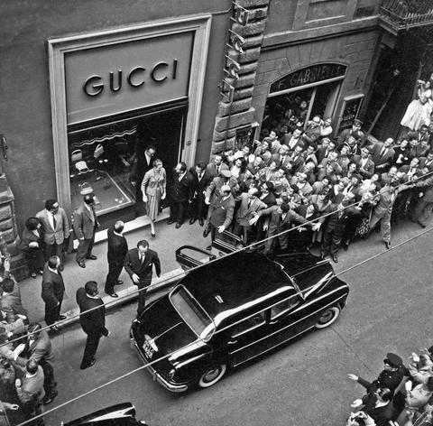 Guccis first store in New York in 1953