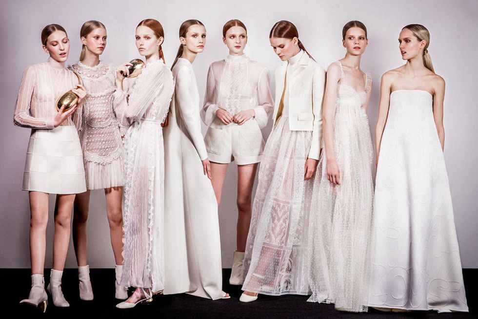 All-White spring 1968 collection by Valentino
